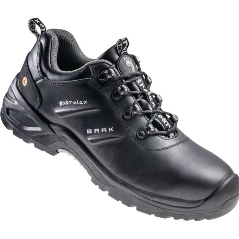 Baak, Sicherheitsschuhe, Sicherheitsschuh Harris Grösse 43 schwarz S3 SRC ESD EN ISO 20345 Glattleder (S3, 43)