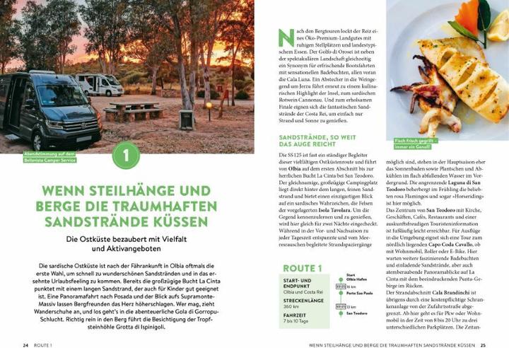 Actual product image Sardinien mit dem Wohnmobil Die schönsten Routen von Sassari bis Cagliari (German, Martin Klug, Petra Lupp, 2022)