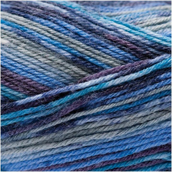 Produktbild Rico Design Wolle Bamboo für Socken 4-fädig, 100 g, Blau (420 m)