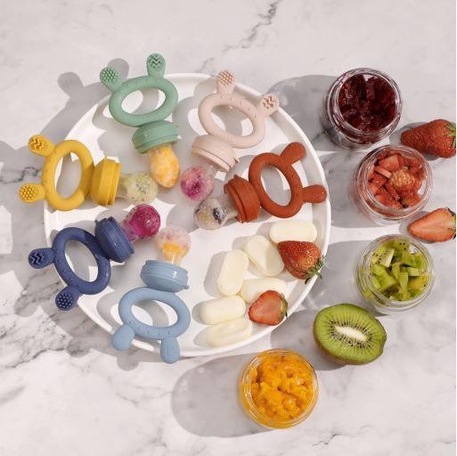 Actual product image Haakaa Fruit teat and freezer sleeve set