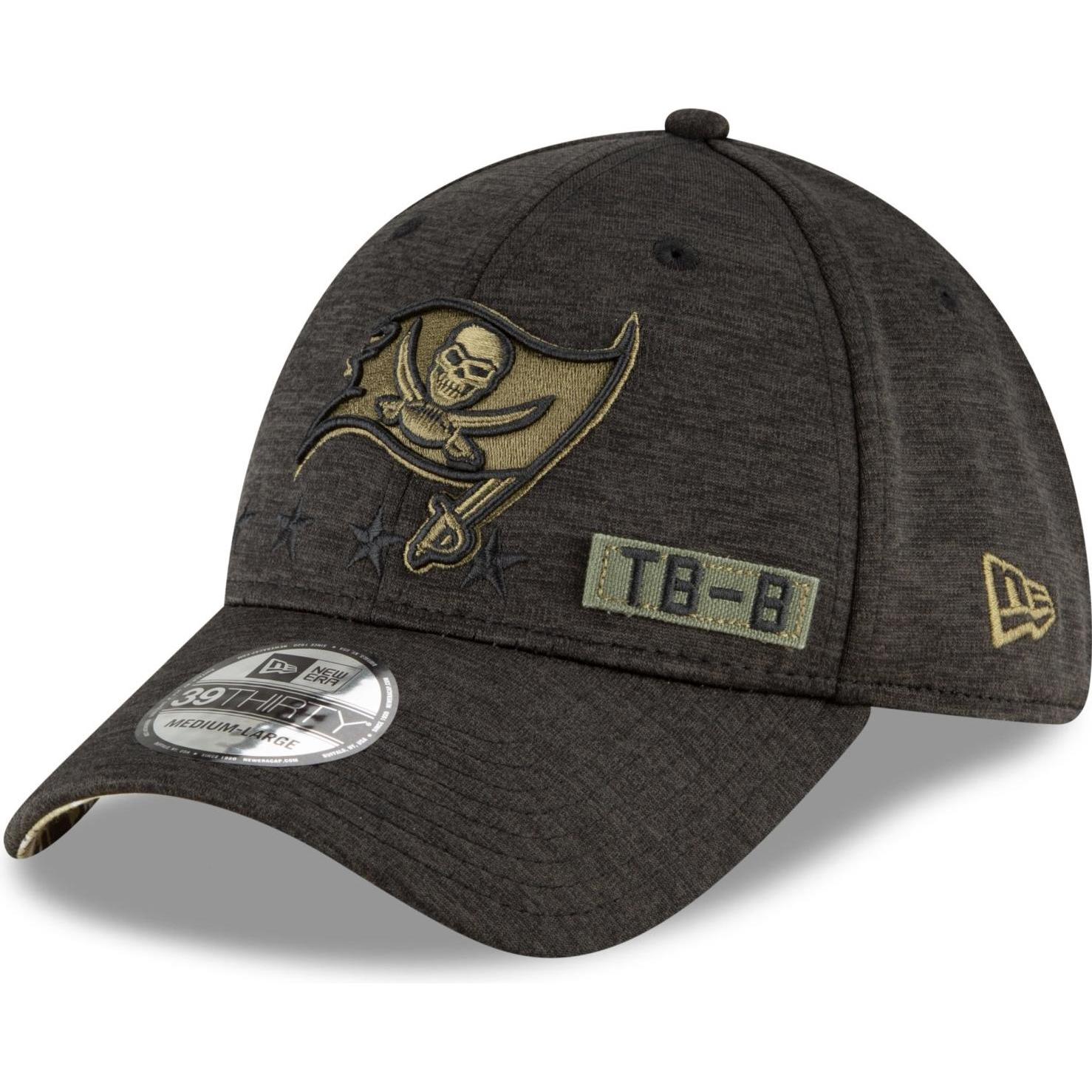 New Era, Herren, Cap, 39Thirty NFL Teams Salute To Service 2020, Schwarz, (M)
