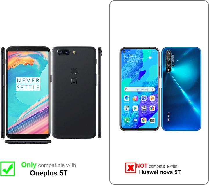 Produktbild Cadorabo Book Invisible Magnet Cover (OnePlus 5T)
