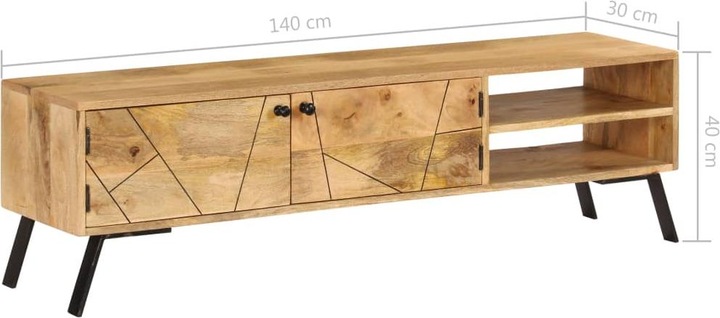 Immagine prodotto VidaXL Jedidiah (140 x 30 x 40 cm)