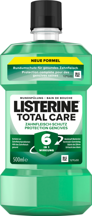 Listerine Total Care Zahnfleischschutz (500 ml, Mundspülung)