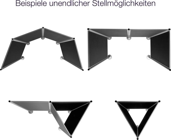 Produktbild Magnetoplan Präsentationswand-Set (134.5 x 180 cm)