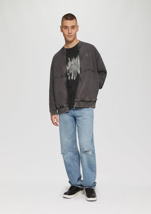 Produktbild s.Oliver T-Shirt Basic Rundhals T-Shirt mit Frontprint (S)