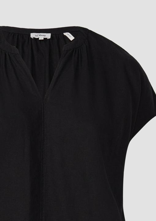 Produktbild S.Oliver Kleid Blusenkleid aus Leinenmix mit Eingrifftaschen (48)
