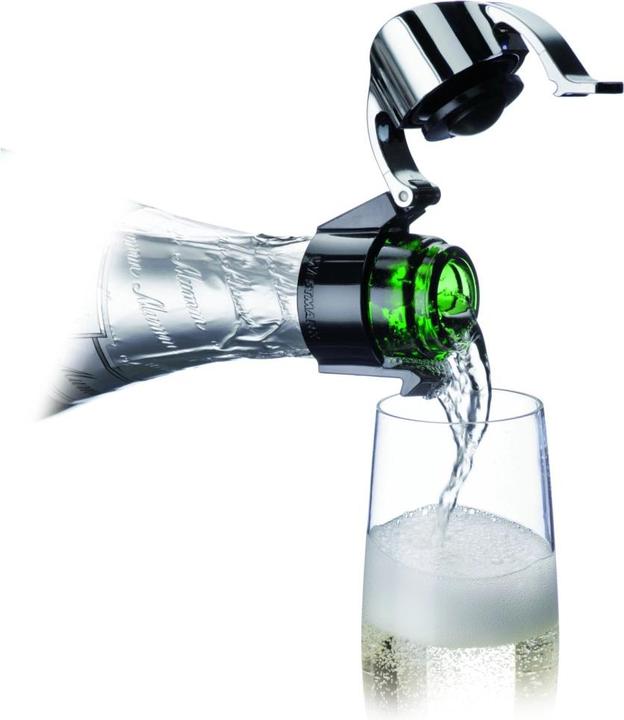 Actual product image Westmark Champagne bottle stopper "Casco", chrome, 4x6.5x6 cm (Champagne stopper)