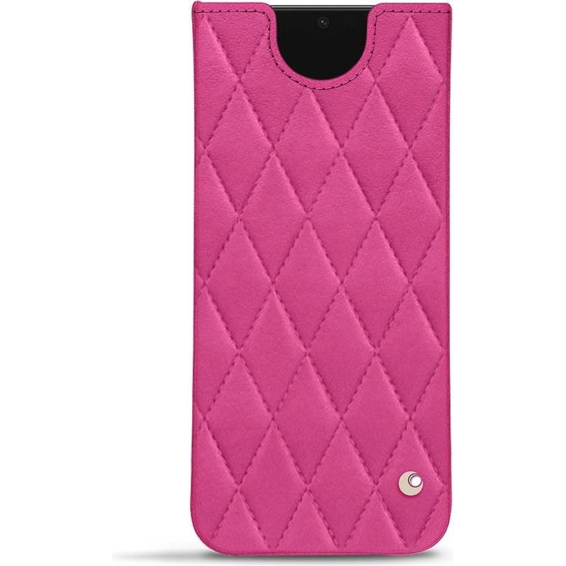 Noreve Lederschutzhülle Samsung Galaxy S21 FE (Samsung Galaxy S21 FE), Smartphone Hülle, Rosa