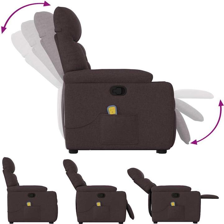 Image du produit vidaXL Massagesessel mit Aufstehhilfe