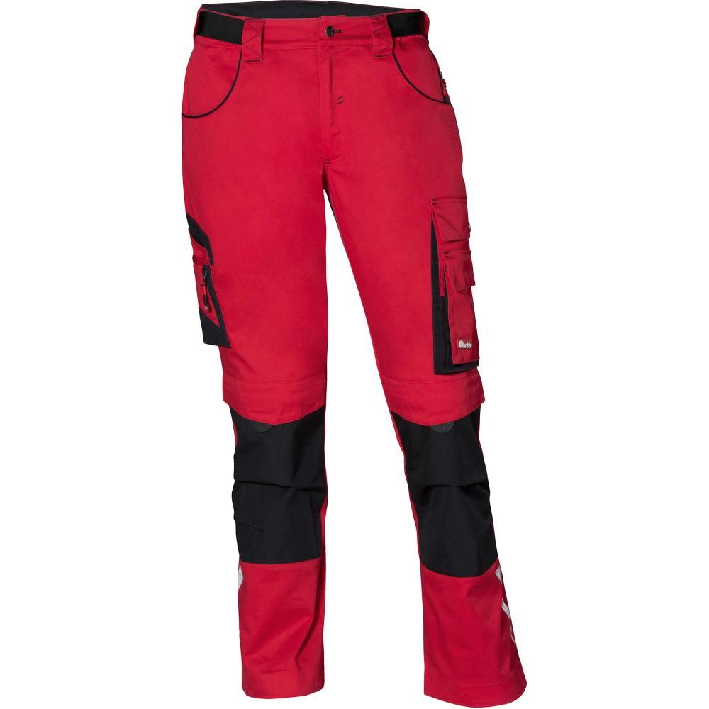 Magni, Arbeitshose, FORTIS Herren Bundhose/Arbeitshose 24 rot/schwarz Gr.110 (110)