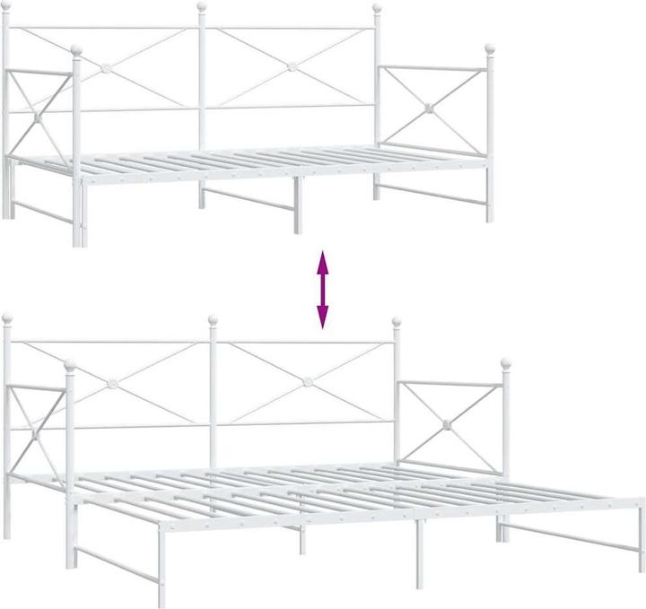 Produktbild vidaXL ausziehbares Tagesbett