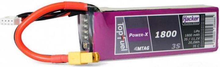 Produktbild Hacker LiPo Pack TF Power-X 1800mAh 3S MTAG (11.10 V, 1800 mAh)