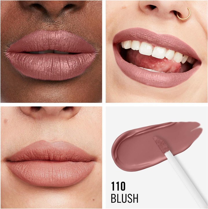 Immagine prodotto Rimmel London Colore labbra liquido Mega Matte a lunga durata (110 Fard)