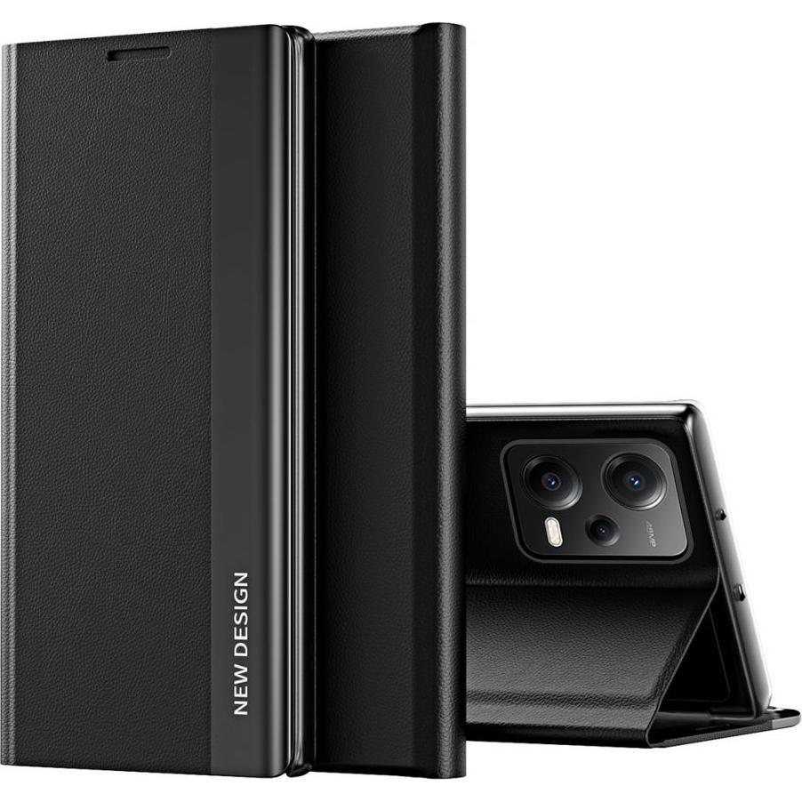 Hurtel Sleep Case Pro case for Xiaomi Redmi Note 12 5G / Poco X5 5G with flip stand black (Xiaomi Redmi Note 12 5G), Sma...
