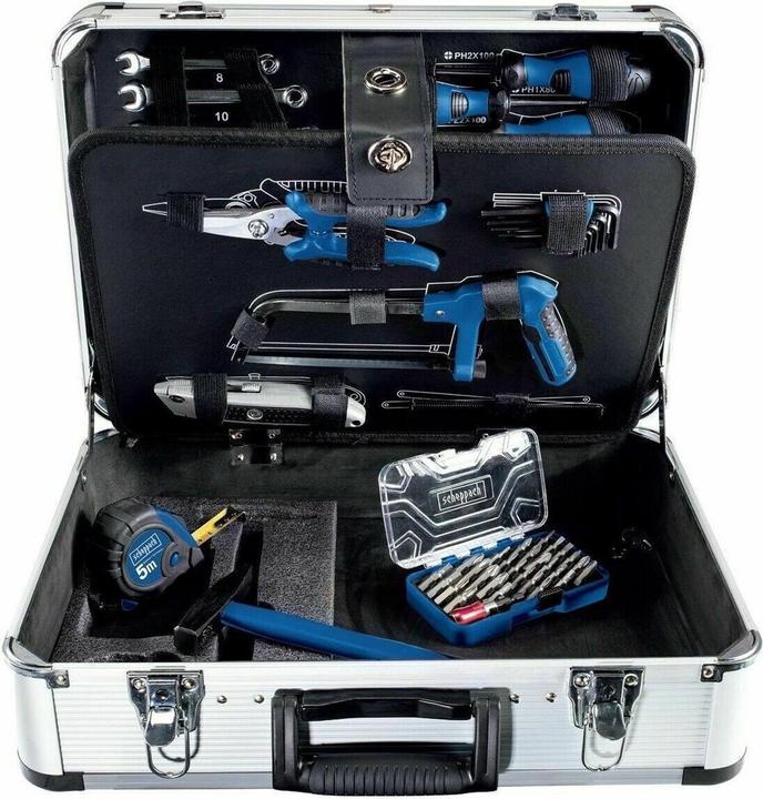 Produktbild Scheppach Handwerkzeugsatz TB150 im Metallkoffer 101-tlg. (101 Teile)