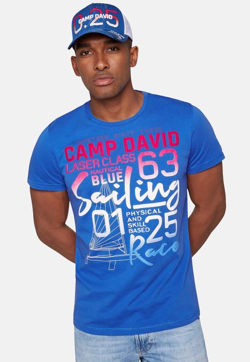 Produktbild Camp David T-Shirt Laser Sailing Kurzarmshirt (M)