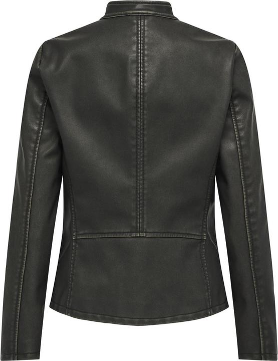 Immagine prodotto Only Giacca biker con collo a fascia Giacca in ecopelle (S)