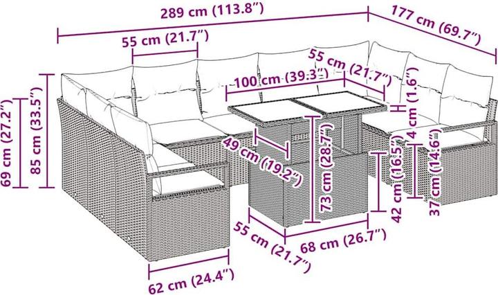 Produktbild vidaXL Eve