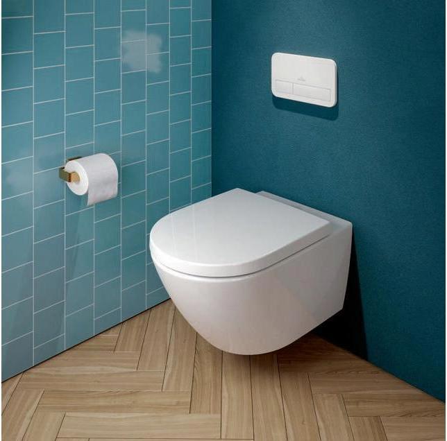 Immagine prodotto Villeroy & Boch V&B sedile WC SUBWAY 3.0 cerniere in acciaio inox bianco