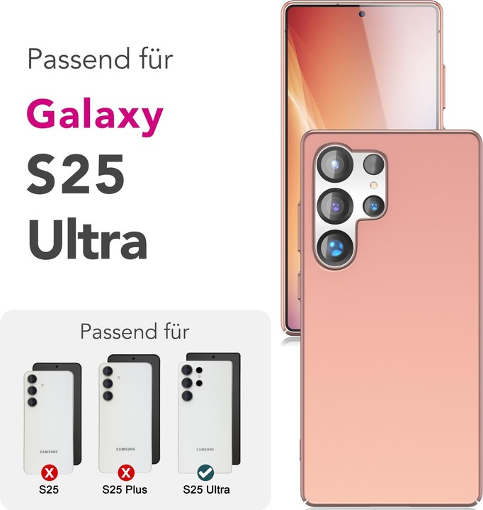 Produktbild Nalia PureFit - Ultra Dünne 0,5mm Leichte Hülle - Slim Fit Hardcase (Samsung Galaxy S25 Ultra)