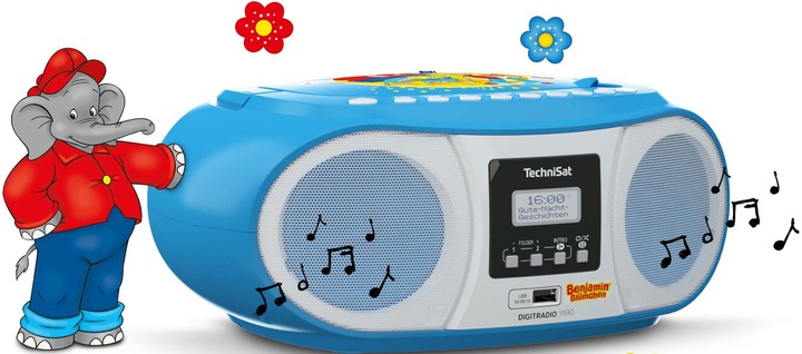 Produktbild TechniSat DigitRadio 1990 Benjamin Blümchen Edition (DAB+, UKW, Bluetooth)