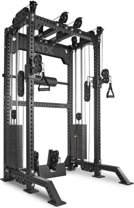 Actual product image ATX Multi Pull Half Rack with 2 x 110 kg plug-in weights