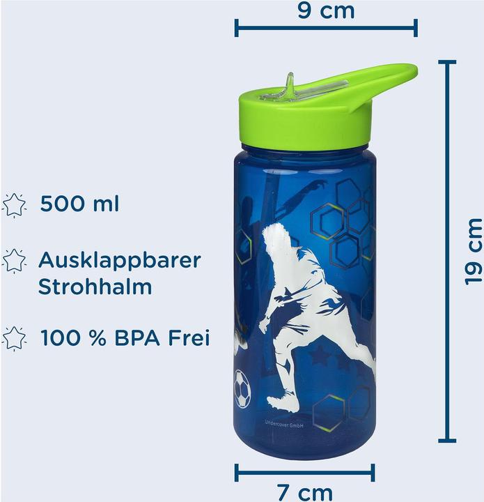 Actual product image Scooli Drinking bottle FUBA9913 Team Player 19x9x7cm (0.50 l)