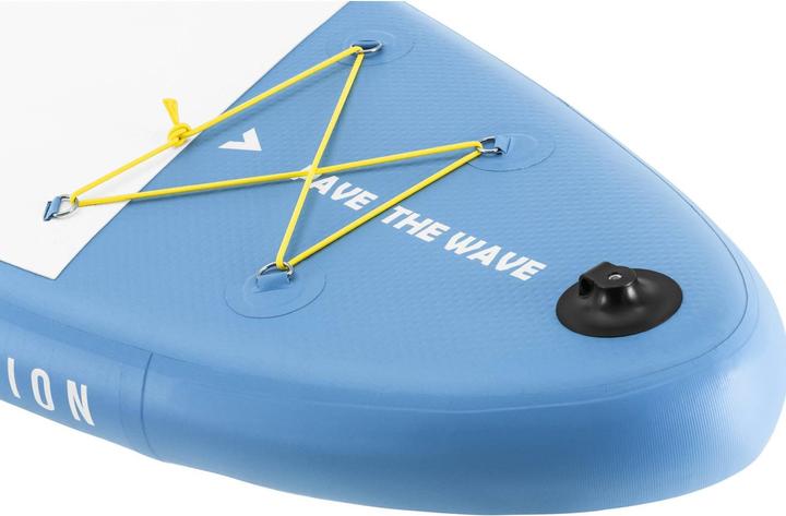 Actual product image Gymrex Inflatable paddle board - inflatable - 105 kg - light blue- double chamber - 302 x 81 x 38 cm (10'10")