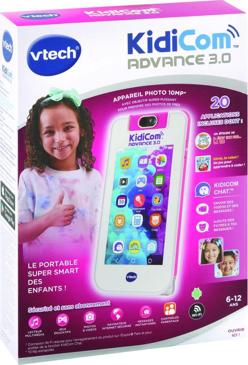 Immagine prodotto VTech KidiCom Advance 3.0 blanc /rose (Francese, 6 - 12 anni)