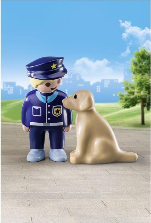 Actual product image Playmobil Policeman with dog (70408, Playmobil 1.2.3)