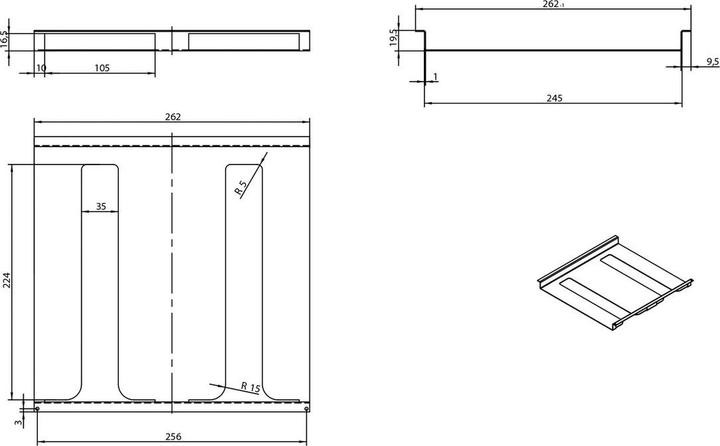 Produktbild EBB Gläserhalter Regalsystem ONE