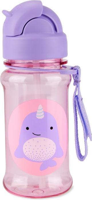 Actual product image Skiphop Zoo Tritan Trinkflasche Narwhal
