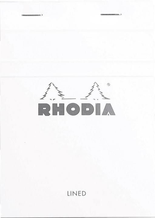 Actual product image Rhodia Blocks stapled 80g Basics (A6, Lined)