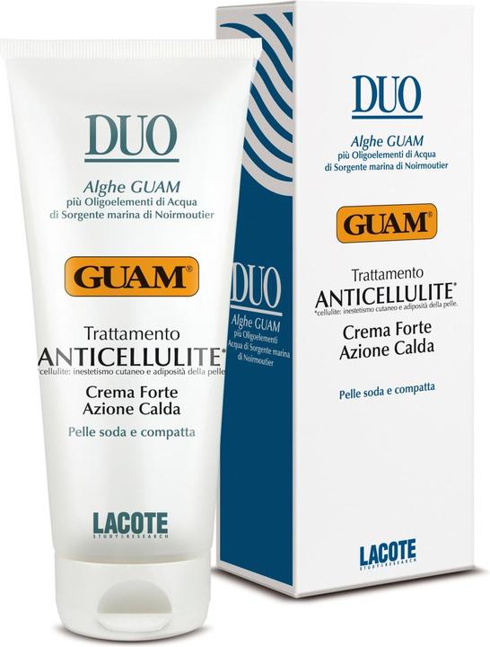 Guam Duo Anticellulite-Massagecreme Stark Wärmende Wirkung (Körpercreme, 200 ml)