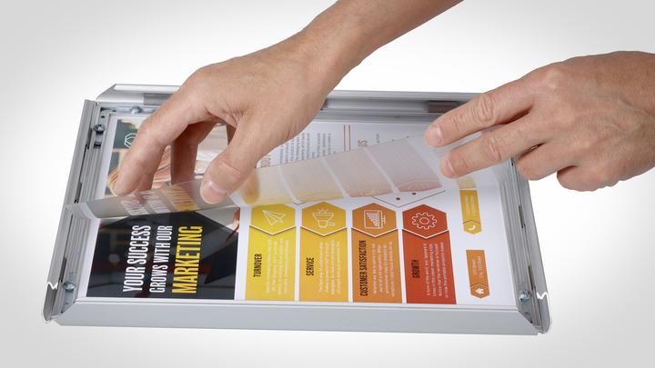 Actual product image Europel Poster frame, DIN A4, 25 mm, gold (A4)