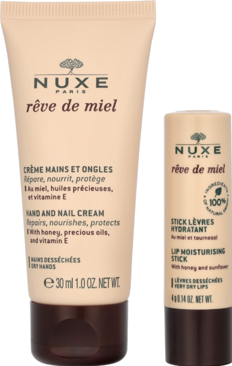 Actual product image Nuxe Reve de Miel Offre Dévouv Mains & Ongles / Lip (30 ml)