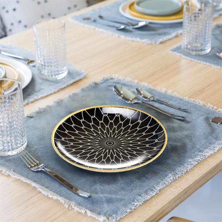 Produktbild Intirilife 4x Porzellan Teller 20.5 cm (4x, 20.50 cm)