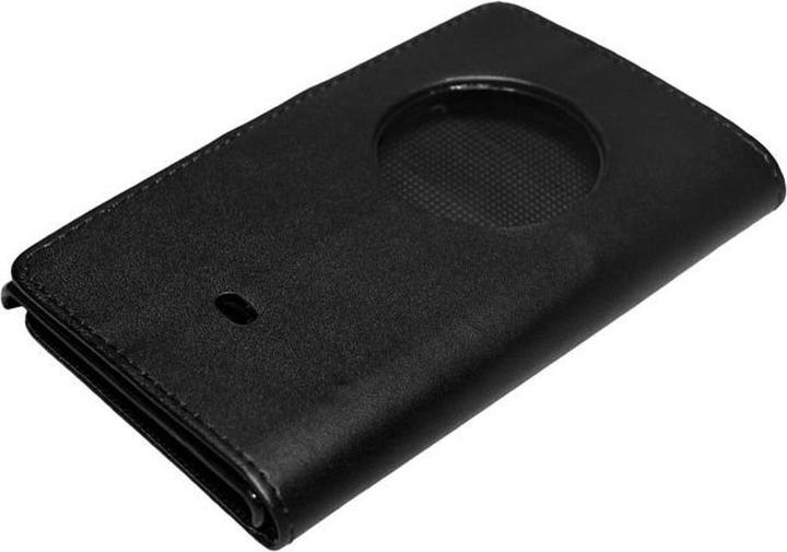 Produktbild König Design Handyhülle Schutzhülle Tasche (Flip Quer) für Nokia Lumia 1020 schwarz (Nokia Lumia 1020)