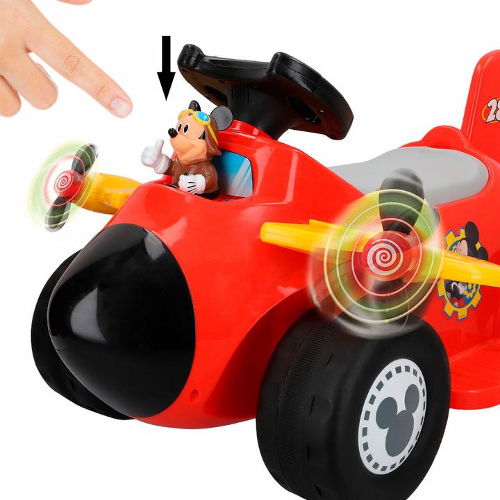 Immagine prodotto Mickey Mouse Auto elettrica per bambini a batteria aeroplano 6 V (6 V)