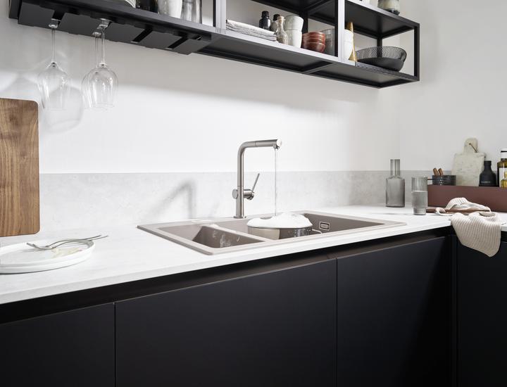 Produktbild hansgrohe Talis M54 Einhebel-Küchenmischer 270 (edelstahl finish)