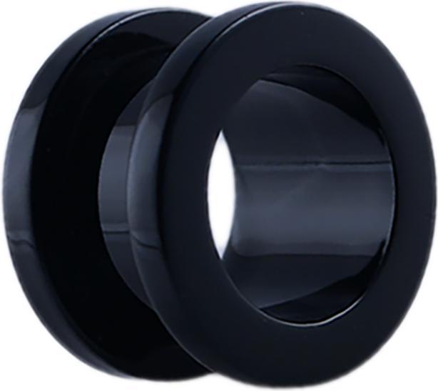 Image du produit Star Piercing Flesh Tunnel Absolute Black (sans laiton, Acier chirurgical 316L)