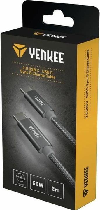Immagine prodotto Yenkee Usb-C-Kabel Ycu C102 Sr 2 M (2 m)