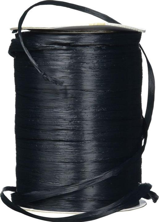 Produktbild Pattberg Geschenkband Raffia Rayon 100 m, Schwarz (1x)