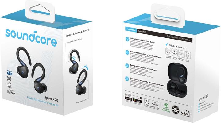 Produktbild soundcore Sport X20 (ANC, 7 h, Kabellos)