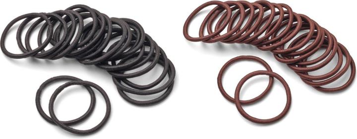 Produktbild Trisa Haargummis dick 45mm schwarz 20 Stk. (Haargummi)