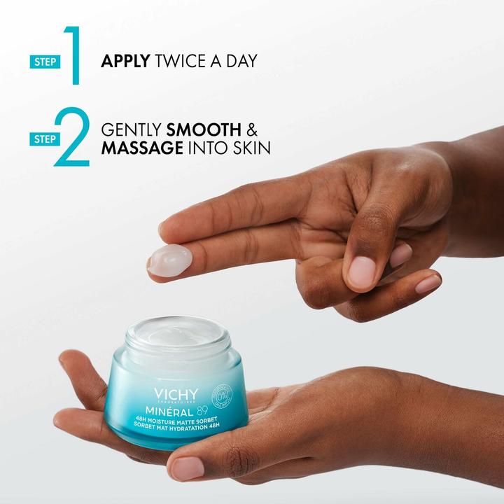 Actual product image Vichy Mineral 89 48hr Moisture Matte Sorbet (50 ml)
