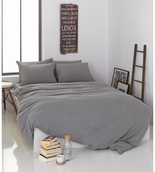 Produktbild Living Home Melange Jersey Uni (Bettwäsche Set, 200 x 210 cm, 65 x 65 cm)