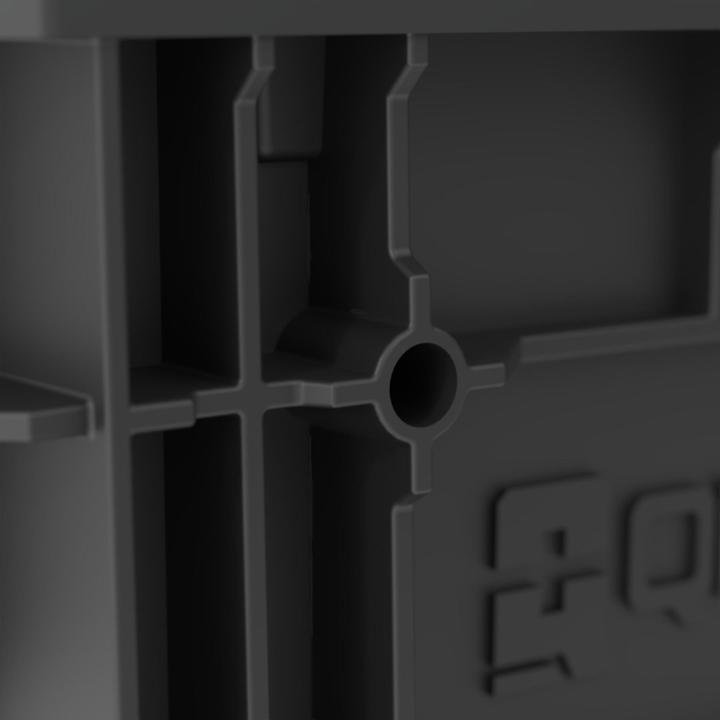 Actual product image Tool Brothers Toolbrothers RHINO XXL Werkzeugkoffer ECO Basic Höhe XL 585 x 385 x 420 mm 52 l stapelbar IP66