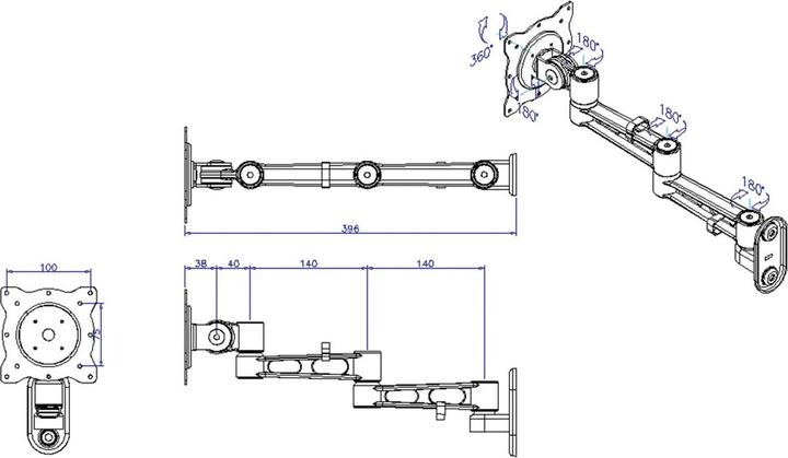 Produktbild Roline LCD-Wandhalterung (Wand)